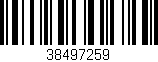 Código de barras (EAN, GTIN, SKU, ISBN): '38497259'