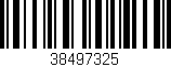 Código de barras (EAN, GTIN, SKU, ISBN): '38497325'