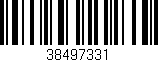 Código de barras (EAN, GTIN, SKU, ISBN): '38497331'