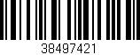 Código de barras (EAN, GTIN, SKU, ISBN): '38497421'