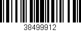 Código de barras (EAN, GTIN, SKU, ISBN): '38499912'