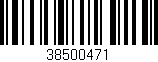 Código de barras (EAN, GTIN, SKU, ISBN): '38500471'