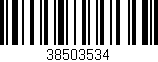 Código de barras (EAN, GTIN, SKU, ISBN): '38503534'