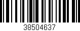Código de barras (EAN, GTIN, SKU, ISBN): '38504637'