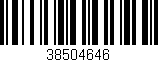 Código de barras (EAN, GTIN, SKU, ISBN): '38504646'