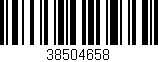 Código de barras (EAN, GTIN, SKU, ISBN): '38504658'