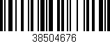 Código de barras (EAN, GTIN, SKU, ISBN): '38504676'