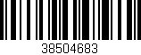 Código de barras (EAN, GTIN, SKU, ISBN): '38504683'