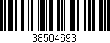 Código de barras (EAN, GTIN, SKU, ISBN): '38504693'