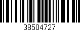 Código de barras (EAN, GTIN, SKU, ISBN): '38504727'