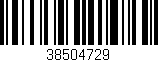 Código de barras (EAN, GTIN, SKU, ISBN): '38504729'