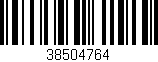 Código de barras (EAN, GTIN, SKU, ISBN): '38504764'