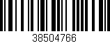Código de barras (EAN, GTIN, SKU, ISBN): '38504766'