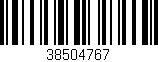 Código de barras (EAN, GTIN, SKU, ISBN): '38504767'