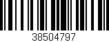 Código de barras (EAN, GTIN, SKU, ISBN): '38504797'