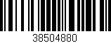 Código de barras (EAN, GTIN, SKU, ISBN): '38504880'