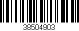 Código de barras (EAN, GTIN, SKU, ISBN): '38504903'