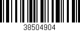 Código de barras (EAN, GTIN, SKU, ISBN): '38504904'