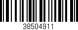 Código de barras (EAN, GTIN, SKU, ISBN): '38504911'
