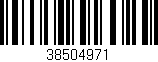 Código de barras (EAN, GTIN, SKU, ISBN): '38504971'
