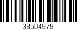 Código de barras (EAN, GTIN, SKU, ISBN): '38504979'