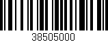 Código de barras (EAN, GTIN, SKU, ISBN): '38505000'