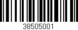 Código de barras (EAN, GTIN, SKU, ISBN): '38505001'