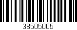 Código de barras (EAN, GTIN, SKU, ISBN): '38505005'