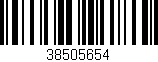 Código de barras (EAN, GTIN, SKU, ISBN): '38505654'