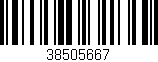 Código de barras (EAN, GTIN, SKU, ISBN): '38505667'