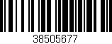 Código de barras (EAN, GTIN, SKU, ISBN): '38505677'