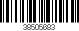 Código de barras (EAN, GTIN, SKU, ISBN): '38505683'