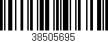 Código de barras (EAN, GTIN, SKU, ISBN): '38505695'