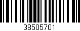 Código de barras (EAN, GTIN, SKU, ISBN): '38505701'