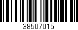 Código de barras (EAN, GTIN, SKU, ISBN): '38507015'