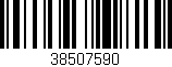 Código de barras (EAN, GTIN, SKU, ISBN): '38507590'