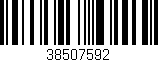 Código de barras (EAN, GTIN, SKU, ISBN): '38507592'