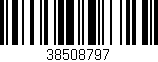 Código de barras (EAN, GTIN, SKU, ISBN): '38508797'