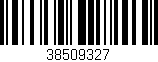 Código de barras (EAN, GTIN, SKU, ISBN): '38509327'