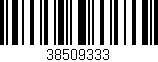 Código de barras (EAN, GTIN, SKU, ISBN): '38509333'