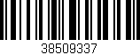 Código de barras (EAN, GTIN, SKU, ISBN): '38509337'