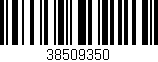 Código de barras (EAN, GTIN, SKU, ISBN): '38509350'