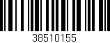 Código de barras (EAN, GTIN, SKU, ISBN): '38510155'