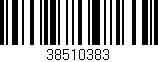 Código de barras (EAN, GTIN, SKU, ISBN): '38510383'