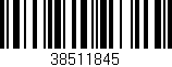 Código de barras (EAN, GTIN, SKU, ISBN): '38511845'