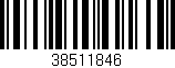 Código de barras (EAN, GTIN, SKU, ISBN): '38511846'