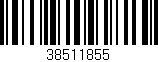 Código de barras (EAN, GTIN, SKU, ISBN): '38511855'