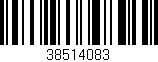 Código de barras (EAN, GTIN, SKU, ISBN): '38514083'