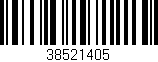 Código de barras (EAN, GTIN, SKU, ISBN): '38521405'