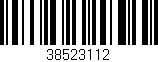 Código de barras (EAN, GTIN, SKU, ISBN): '38523112'